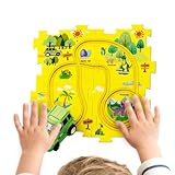 Puzzle Rennstrecke - Batteriebetriebenes pädagogisches Spielzeug - Puzzle Autostrecke - Für Und Mädchen Und Kinder Zum Spielen Lernen Für Weihnachten Geburtstag Freunde