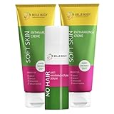 Belle Body Perfektes Intim Duo zur Haarentfernung – Sanft & effektiv für empfindliche Zonen – Schmerzfrei, vegan & hautschonend – Für Gesicht, Achseln, Intimbereich & Körper