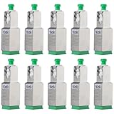 Moliuoly 10 Stück SC/APC Glasfaser-Dämpfungsglieder 10 dB für Rundfunk- und Fernsehprojekte