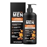 Jojobaöl-Körperlotion für Männer verbessert die Festigkeit und die Hautqualität. Langanhaltend feuchtigkeitsspendend und angenehm. Geeignet für mehrere Hautpartien. Entwickelt zur (Black, 15.15x6CM)