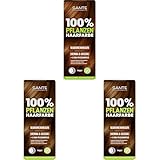 SANTE Naturkosmetik 100% Pflanzenhaarfarbe Pulver 08 Maronenbraun, vegane Haar-Coloration mit Henna & Cassia, langanhaltendes Braun, natürliche Grauabdeckung & Glanz, mit 3-Fach Pflegekomplex, 100g