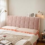 HORLSKI Kopfteilbezug Aus Milchsamt in Größen Einzelbett Doppelbett King-Size Bett Rutschfester Und Staubdichter Bezug Für Das Bett-Kopfteil Zur Schlafzimmerdekoration,A,170cm