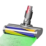 iRobacc Bürste Bodendüse Kompatibel mit Dyson V7, V8, V10, V11, V15 Staubsauger,Ausgestattet mit LED Leuchten Zubehör für Staubsauger,Ersatzbürste Aufsatz,Softwalze Bodenbürste zum Reinigen Hartböden