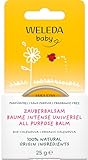 WELEDA Bio Baby Calendula Zauberbalsam - Naturkosmetik Universal Balsam für Gesicht & Körper zur Pflege & Beruhigung trockener Haut und Lippen. Reichhaltiger Allzweckbalsam für Babys & Kinder (1x 25g)