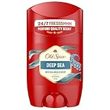 Old Spice Deep Sea Deostick für Männer 50 ml, 24/7 Frischhh bei täglicher Anwendung, langanhaltender Duft in Parfumqualität, Schutz vor Gerüchen, Ohne Aluminiumsalze, unsichtbar auf Schwarz und Weiß