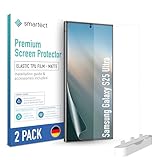 smartect TPU Schutzfolie [2 Stück, Matt] kompatibel mit Samsung Galaxy S25 Ultra, Bedeckt das ganze Display, Bildschirmschutz Blasenfrei, Displayschutzfolie Anti Fingerabdruck