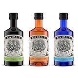 KAIZA 5 Gin Tasting Set – Deine südafrikanische Gin-Expedition | KAIZA 5 GIN, KAIZA 5 BLUE GIN und KAIZA 5 ORANGE GIN in 0,05 l - 43%
