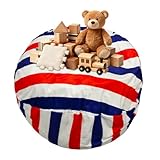 Generisch Plüschtier Sitzsack - Kuscheltier Organizer Stuhl Mit Reißverschluss | Reißverschlüsse Spielzeug Organizer Sitz,Für Kinderzimmer Klassenzimmer Spielzimmer Wohnzimmer Babyzimmer