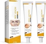 Rekulo Bienengift-Faltencreme 20g – Neue Bienengift-Straffungscreme 2026,Bienengift-Hautpflegecreme & Anti-Aging-Gesichtscreme, Hautpflege-Set mit Bienengift-Straffungsserum, für alle Hauttypen (2PCS)
