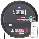 VOSS.farming Smart Mobile Duo 11 Weidezaungerät 230V/12V, 11J, 10.500V schlagstarkes Elektrozaungerät, Smartphone Kontrolle