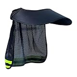 Schutzhelm, Sonnenblende, Nackenschatten, reflektierende Streifen, Helm-Zubehör, Sicherheitsausrüstung für Baustellen, Gartenarbeit, Lager, Outdoor, Herren und Damen