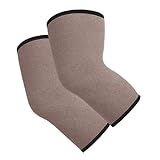Gogogmee Rading Kniewärmer Knieschutz Kniebandagen zum Laufen Knieschmelze Warme Knieschalter Kniewärmer Radfahren Wärmekniewärmer Light Brown