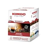 Kimbo Pompei 50 Kapseln, Kompatibel mit Nespresso Original, dunkle Röstung, Kaffekapseln