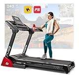 Hop-Sport HS-2800LB elektrisches Laufband für Zuhause klappbar – große Lauffläche, bis 20km/h, 18 Programme – inkl. Pulsgurt, bis 150 kg