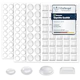 VABNEER Elastikpuffer Transparent Selbstklebend, 172 Stücke Silikon Schutzpuffer Möbelpuffer Gummipuffer zur Lärmdämpfung Verhindern Rutschen und Kratzer