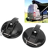 ANBOO 2er Set Camping Markisenhalter für Thule Fiamma Markiesen für V-W T6 T5 T4 T6.1 Ford Nugget Vans Camper Wohnwagen Wohnmobil Markisenfußhalter Camping Zubehör