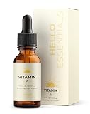 Vitamin A Tropfen 50ml - 1750 Tropfen mit Vitamin A aus Retinylpalmitat - optimal hochdosiert & bioverfügbar - ohne Zusatzstoffe - laborgeprüft mit Zertifikat - 100% vegan - Made in Germany (NRW)