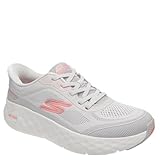 Skechers Damen Go Walk Max Cushioning Flex Remi Hands Free Slip-In-Sneaker, Grau/Pink, 38.5 EU