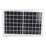 TANIQIACA Leichtes tragbares 6 V 10W Solar -Leistungsfeld, Solarplattenladegerät für kleine Trocknungslager, einfache Installation mit vorgebohrten Löchern