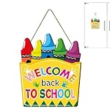 Schild für Klassenzimmer – Schultafel aus Bleistift für Türdekoration – Holztafel für Klassenzimmer-Dekoration, Fotozubehör, Kindergarten, Verwendung im Innenbereich