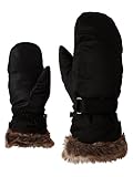 Ziener Damen KEM MITTEN lady glove Ski-handschuhe / Wintersport |warm, atmungsaktiv, schwarz (black-Stru), 7