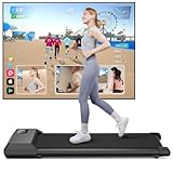 MJWW Walking Pad Raceable, Laufband für Zuhause Max 136kg Geeignet für High-Tech Wearable Devices, Mini Laufband mit APP-Steuerung und Trainingskursen