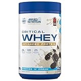 Applied Nutrition Critical Whey Protein Pulver (24g) – Whey Protein Pulver mit Hohem Eiweißgehalt – Protein Shake – Ergänzungsmittel (825g (Pack of 1), Cookies N Cookie)