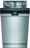 Siemens SR43HS64KE iQ300 Unterbau-Geschirrspüler / E / 70 kWh / 9 MGD / Smart Home kompatibel via Home Connect / Hygiene Plus Programm / Oberkorb mit rackMatic
