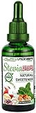 ALPHAPOWER FOOD Original reine Stevia Zucker Drops 1x100ml, Vegan & GMO-frei, flüssiger Zuckerfreier Zuckerersatz ohne Kalorien, Liquid Süßstoff zum Tropfen ohne Geschmack zum Backen & Flüssigkeiten