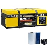PEIXU A3 UV DTF Drucker,Doppelter Druckkopf,XP600 Druckkopf,Druckgenauigkeit 8PASS/12PASS, Druckhöhe 2mm,300mm Druckbreite,Gelb,Enthält Tinte und AB-Folie