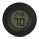 Mini Thermometer Hygrometer, eingebetteter digitaler LCD Feuchtigkeit temperaturmonitor für Inkubatoren Brutapparate Reptilien behälter Gewächshaus BabyzimmerHygrostate