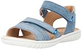 Superfit Mädchen Sparkle Sandale, Blau Silber 8000, 33 EU Weit