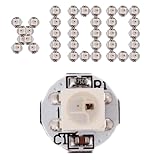 100 pcs WS2812B ECO RGB-Legierung Drähte 5050 mit PCB-Kühlkörper(10 mm * 3 mm) SMD Weiß LED-Chips