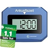 [ Test SEHR GUT, Note 1.1 *] VENTON Elektronische Digitale Parkscheibe mit Zulassung, Automatische elektrische Parkuhr, Auto Zubehör Innenraum, Auto Gadgets elektrisch, Autozubehör elektronisch