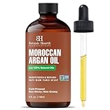 Botanic Hearth Argan-Haaröl (Moroccan Argan Oil) mit feuchtigkeitsspendendem, nährendem, stärkendem, lockigem, krausem, trockenem, strapaziertem Haar, gentechnikfrei verifiziert, 113 ml