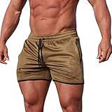 Herren-Badehose: Herren-Badehose, enge Passform, Jogging-Shorts, schmale Passform, Kompression, Laufen, lockere Passform, Yoga-Shorts, schwarze Sport-Shorts, Junior-Sommer-Shorts, Surf-Shorts, khaki,