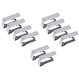 all-around24 Tischdeckenklammer Tischtuchklammern Tisch Decken Halter Edelstahl Klemme für Tischplatte Decke (10 Stück)