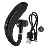 Operitacx Kabelloses Earphone mit Langanhaltender Akkulaufzeit Business ohrhaken Design für Fahren Workout und Freisprechanlage Kompatibel mit Meisten Geräten Leicht und Langlebig Schwarz
