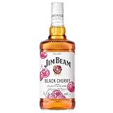 Jim Beam Black Cherry (Red Stag), Whiskey Likör mit süß-fruchtigem Schwarzkirschgeschmack, 1.5 L, 32.5 Prozent