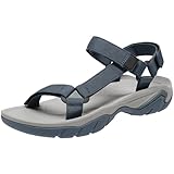 OutPro Sandalen Damen, Wandersandalen Damen, modische Damen-Sportsandalen für den Sommer,bequeme wasserdichte, mit Fußgewölbeunterstützung, lässiges Camping, Strand, Outdoor, Blau 2, 40-EU