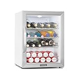 Klarstein Beersafe - Getränkekühlschrank, Flaschenkühlschrank mit 60 Liter, Bierkühlschrank 5 Kühlstufen: 3-10 °C, 42 dB, LED-Licht, Kühlschrank für Flaschen, Mini Bar