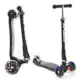 Apollo Fun-Scooter Kids Whiz LED Roller für Kinder ab 3 Jahren, Kinderroller, Kickboard, Tretroller