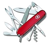 Victorinox Schweizer Taschenmesser, Mountaineer, Multitool, Swiss Army Knife mit 18 Funktionen, Klinge, Korkenzieher, Dosenöffner