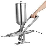 Donut-Füllmaschine, Edelstahl-Cremefüll-Injektor für effiziente Donut-Gelee-Füllung, hohe Kapazität 5,28 qt mit verstellbarer Düse