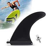 Abnehmbare Surfbrett Finne, SUP Longboard Finne mit Finnenschrauben,Surfbrett Finne Wasserabscheider für Sup Board, Aufblasbares Kayak, Long Board
