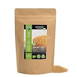 BIO Senfkörner ganz gelb weiß (500g), Bio Senfsaat gelb, Senfsamen ganz aus kontrolliert biologischem Anbau, 100% natürlich, ohne Zusätze, Senfkörner Bio gelb weiss, Senfsaat Bio