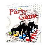 WUSJCOF Twister Spiel für Kinder und Erwachsene Klassisches Bodenspiel mit Matte für Partys, Familie und Freunde Lustiges Geschicklichkeits- und Gleichgewichtsspiel