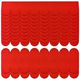 Dachschindeln für Vogelhaus,32pcs Selbstklebend Dachschindel,Dachpappe für Vogelhaus Mini Dachschindeln,Dachziegel aus Filz für Vogelhäuschen,Kaninchenställe, Insektenhotels（Rot）