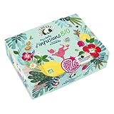 Elephant Bio Kräutertee-Box, Tee-Geschenkset, 9 Kräutertee-Varianten, 48 Pyramiden-Teebeutel