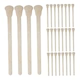 FRCOLOR 100 Stück Holzspatel für Haarentfernung Einweg Wachs Applikatoren aus Robustem Holz für Augenbrauen Lippen und Nase Sanfte Anwendung für Empfindliche Haut für Zuhause und Reisen